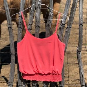 Coral tank top